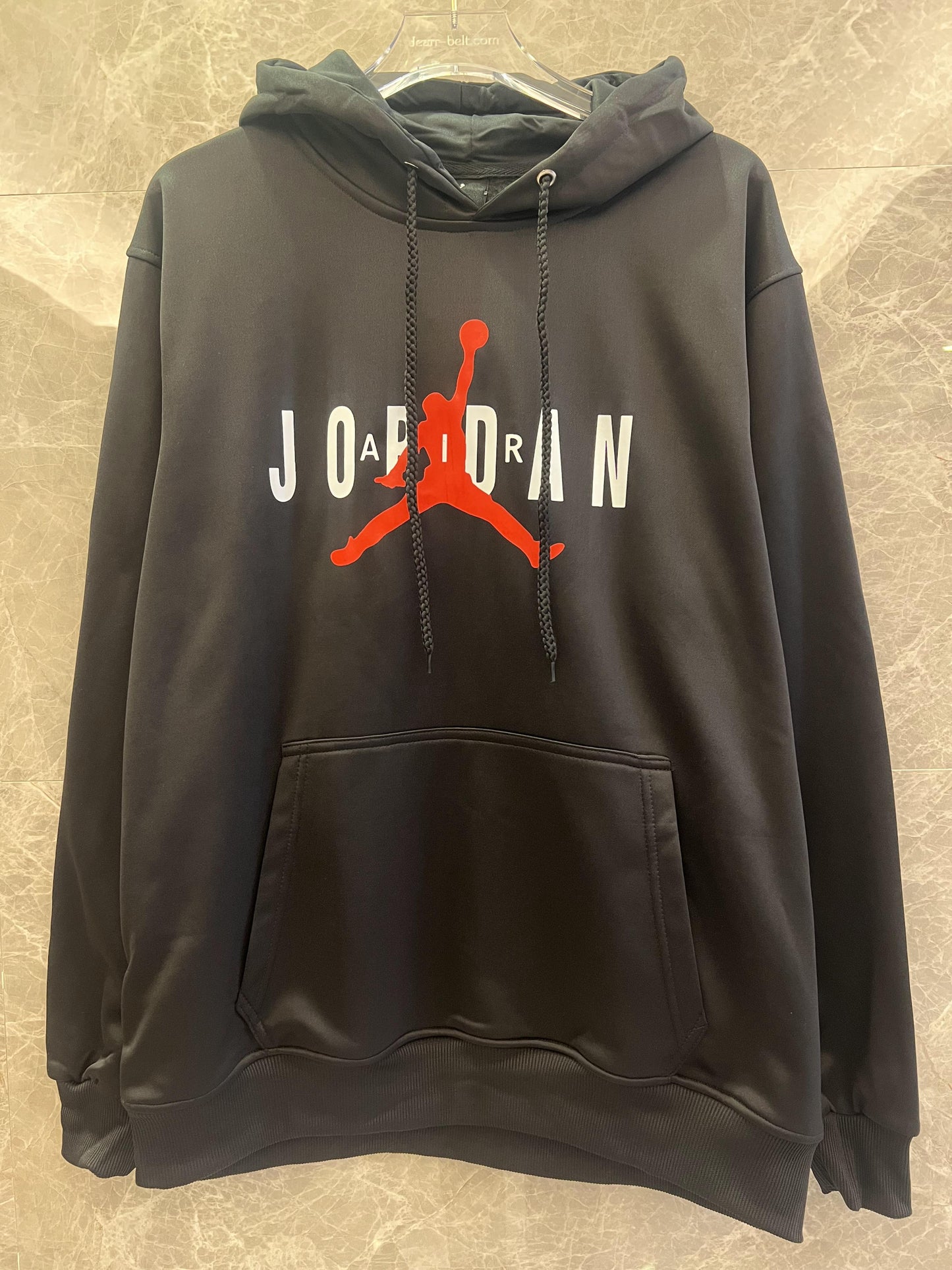 Air Jordan black hoodie and jogger set