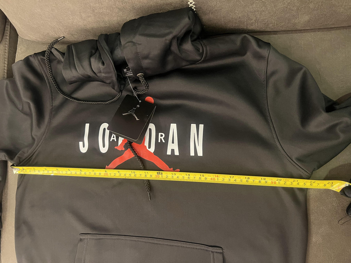 Air Jordan black hoodie and jogger set