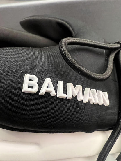 Balmain black & white unicorn unisex sneakers