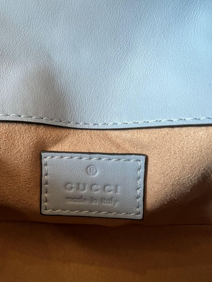 Gucci marmont handbag baby blue