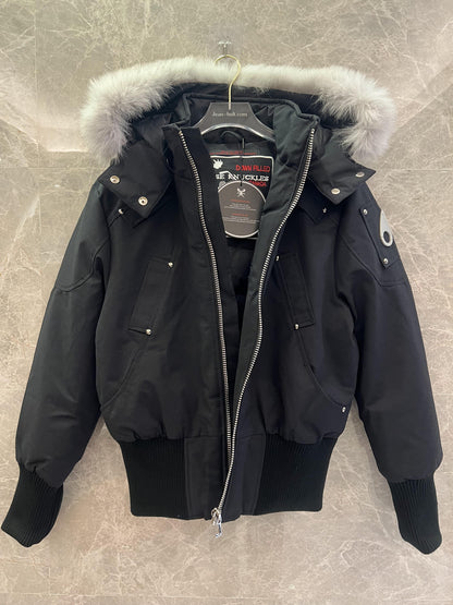 Canada Goose bomber jacket with fur-trimmed hood