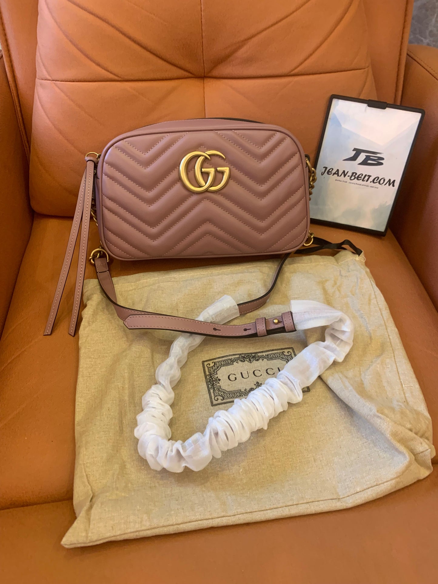 Gucci marmont camera bag brown