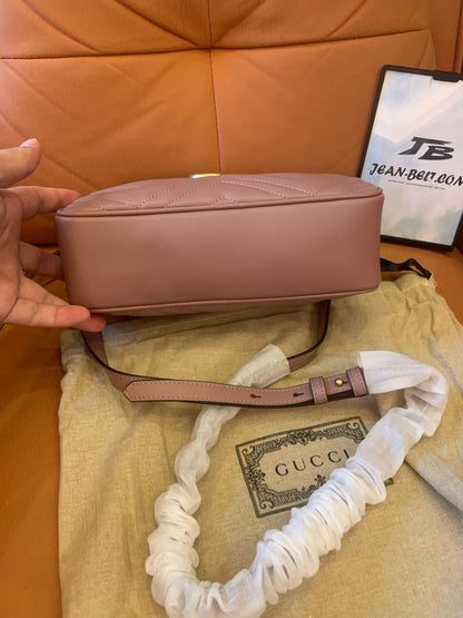 Gucci marmont camera bag brown