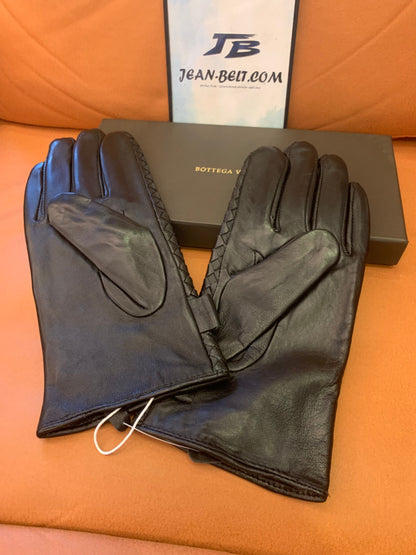 Bottega Veneta intrecciato gloves -adjustable strap