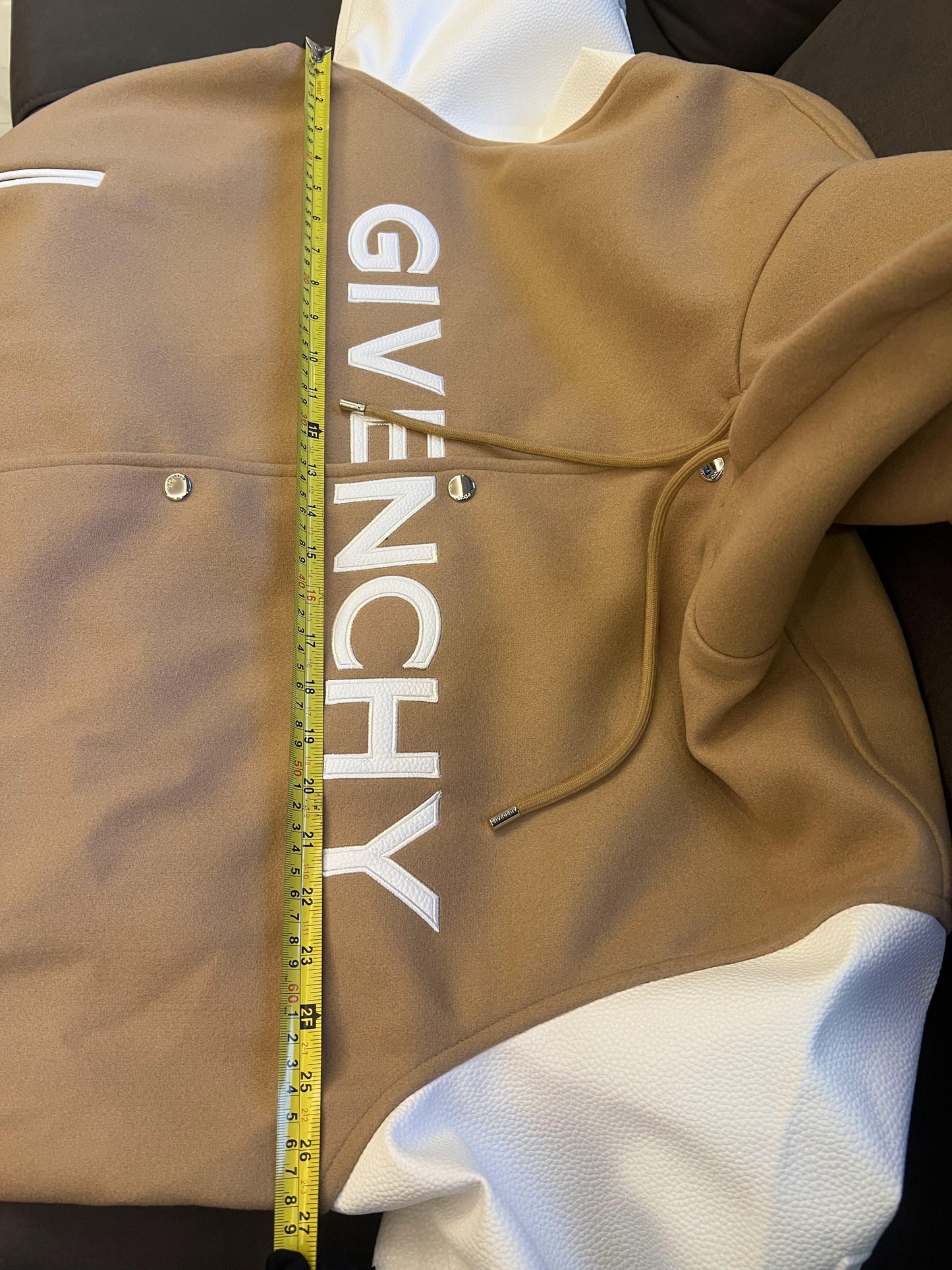 Givenchy tan varsity jacket