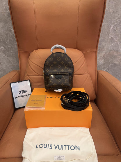 Louis Vuitton classic monogram palm springs mini backpack