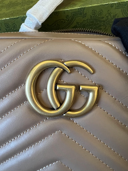 Gucci marmont camera bag grey