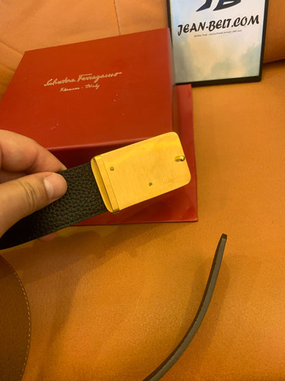 Salvatore Ferragamo reversible gancini belt