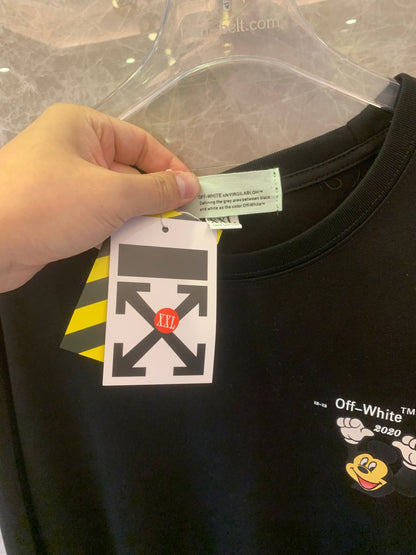 Off-White mickey mouse long-sleeve t-shirt