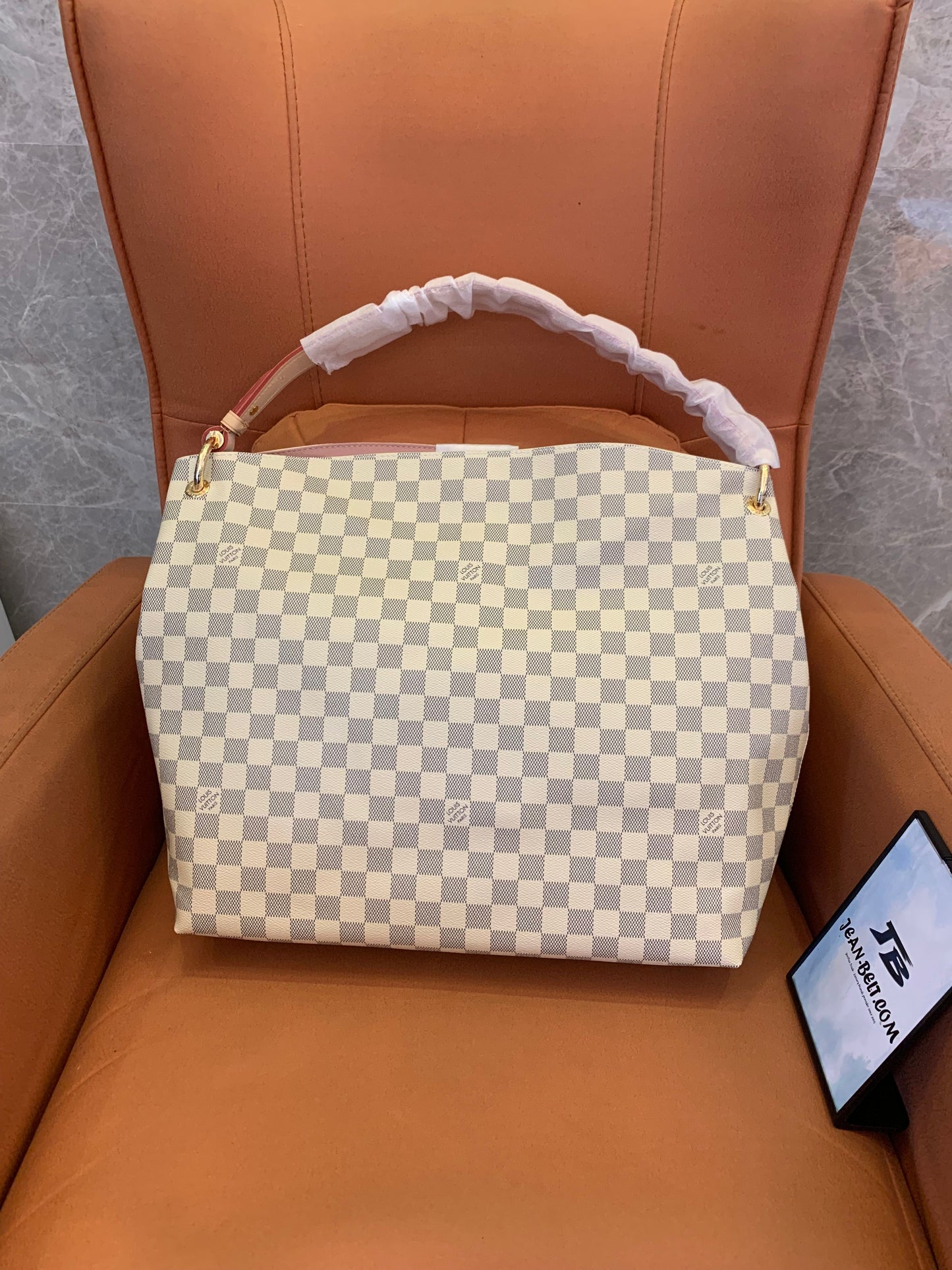 Louis Vuitton azur graceful mm totes