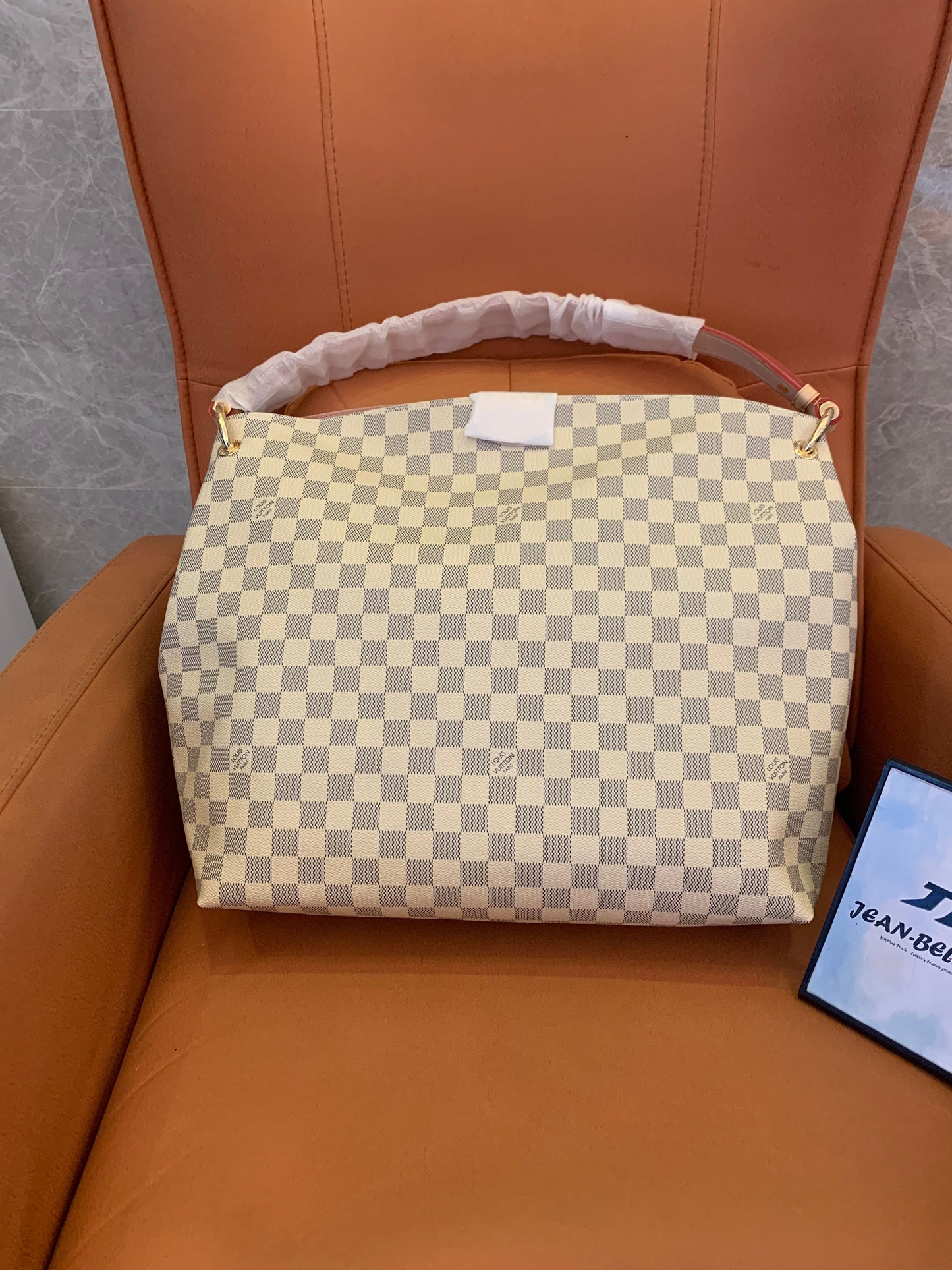 Louis Vuitton azur graceful mm totes