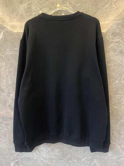 Balenciaga logo graphic sweatshirt - black