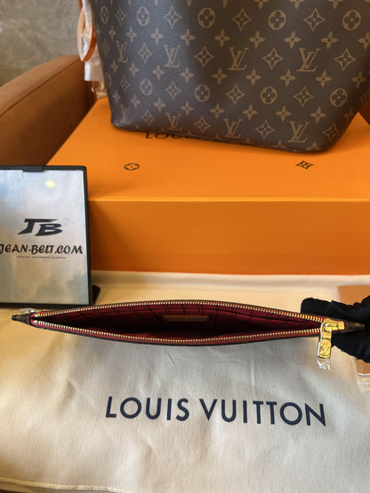 Louis Vuitton neverfull  real leather bag