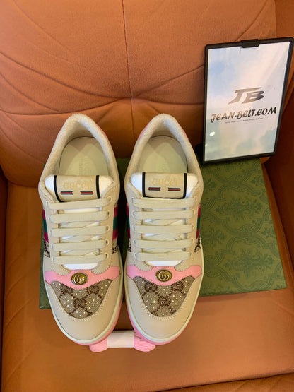 Gucci Screener distressed effect sneakers