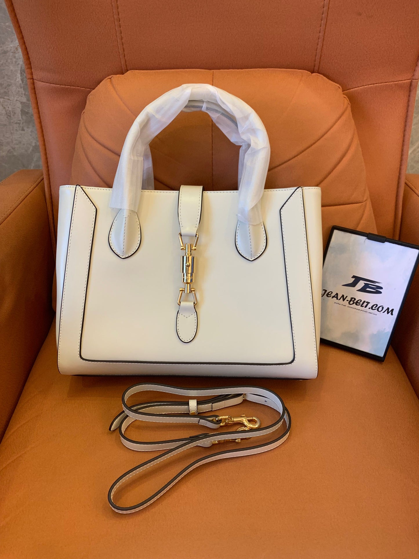 Gucci ohidia jaie 1961 handbag white