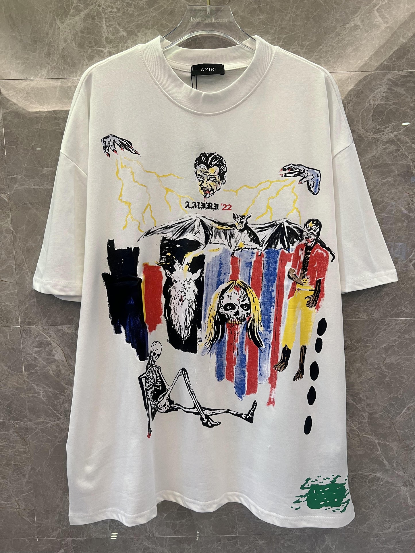 Amiri graphic printed t-shirt - white