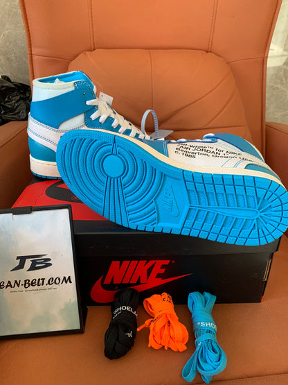 Nike Air Jordan 1 Retro  x Off-White "UNC" shoes