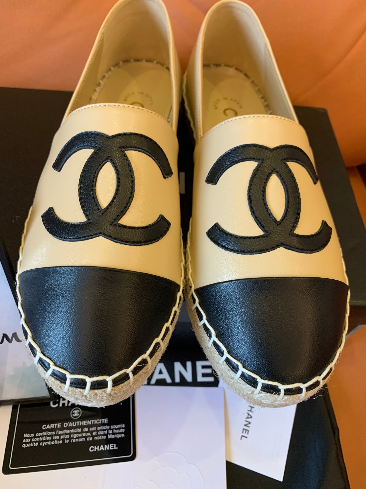 Chanel fisherman shoes