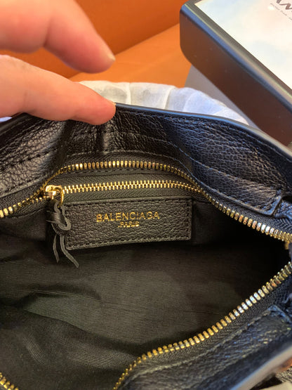 Balenciaga motorcycle bag black