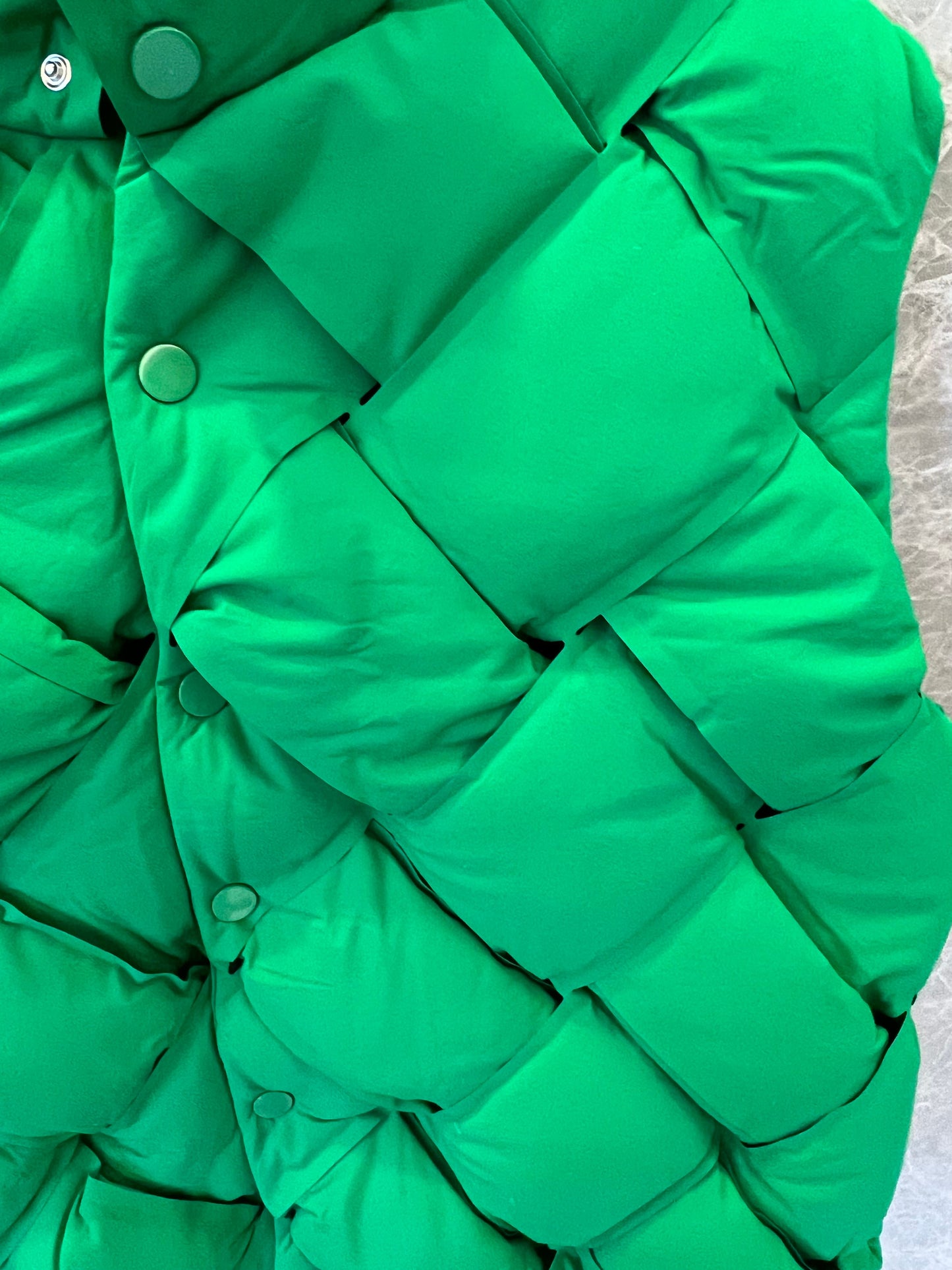 Bottega Veneta green quilted puffer vest