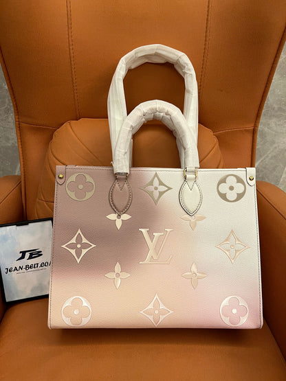 Louis Vuitton spring in the city uunset monogram onthego mm