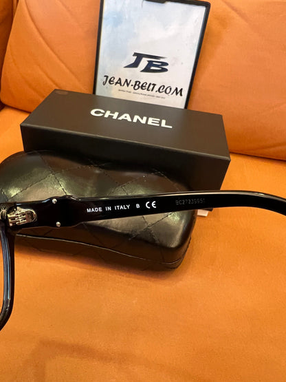 Chanel rectangular eyeglasses - black frame