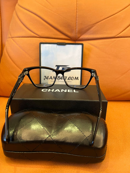 Chanel rectangular eyeglasses - black frame