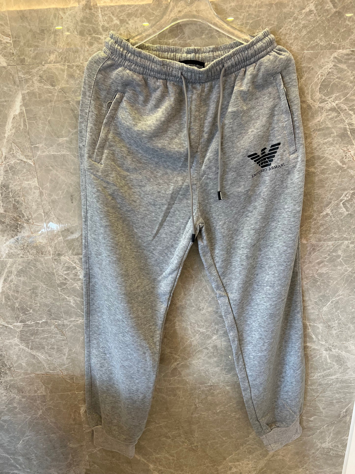 Emporio Armani grey hoodie and joggers set