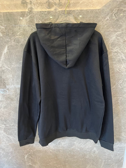 Emporio Armani EA7 black zip-up hoodie