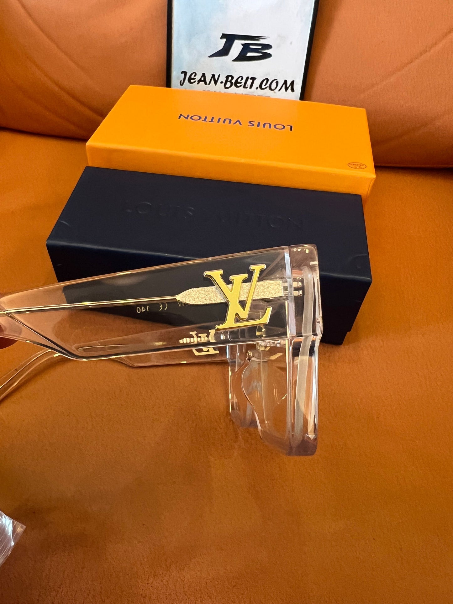 Louis Vuitton 1.1 millionaires transparent sunglasses