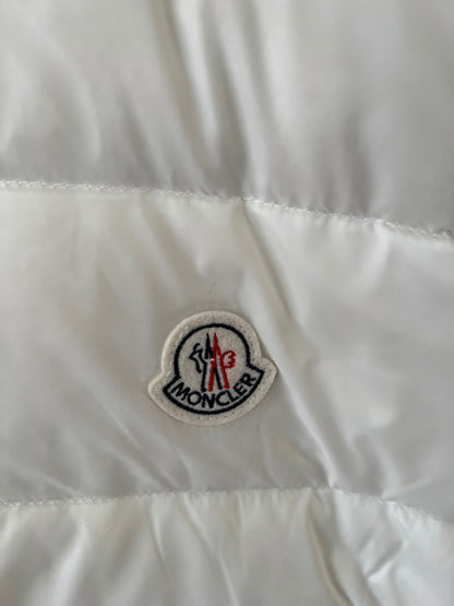 Moncler white down vest