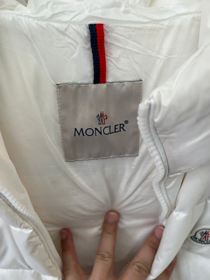 Moncler white down vest