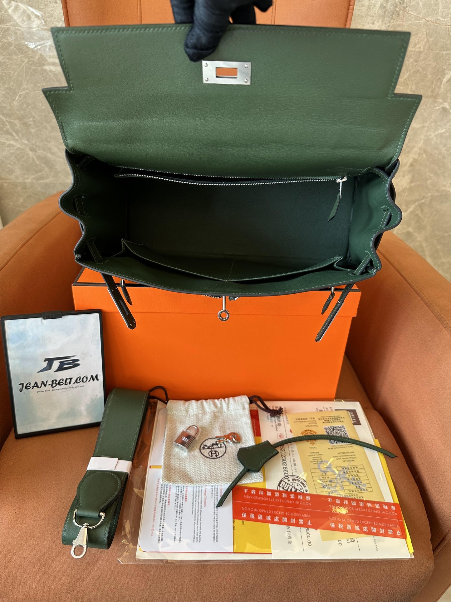 [Full Handmade]Hermes kelly lakis 28 swift handbag full handmade green