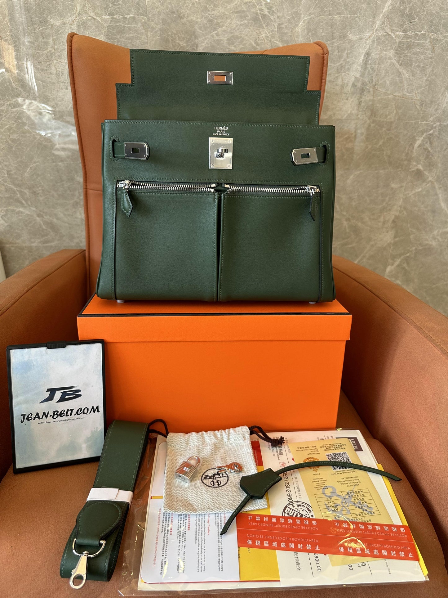 [Full Handmade]Hermes kelly lakis 28 swift handbag full handmade green