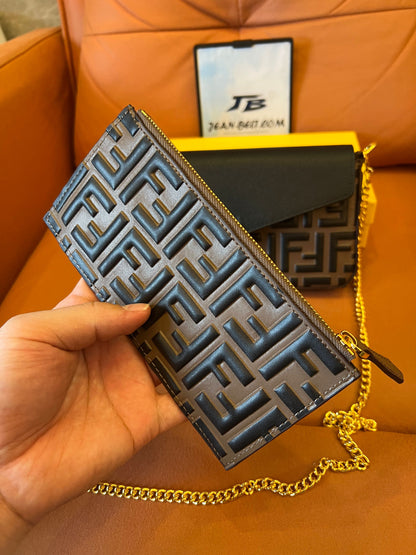 Fendi wallet on chain 3-piece set aaa quality