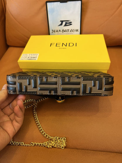 Fendi wallet on chain 3-piece set aaa quality