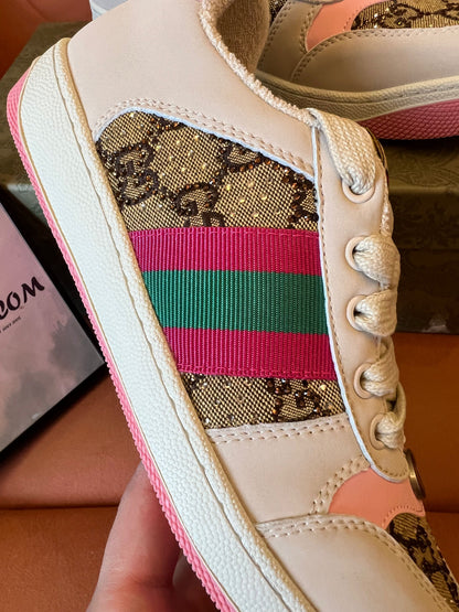 Gucci Screener women's sneakers with crystals