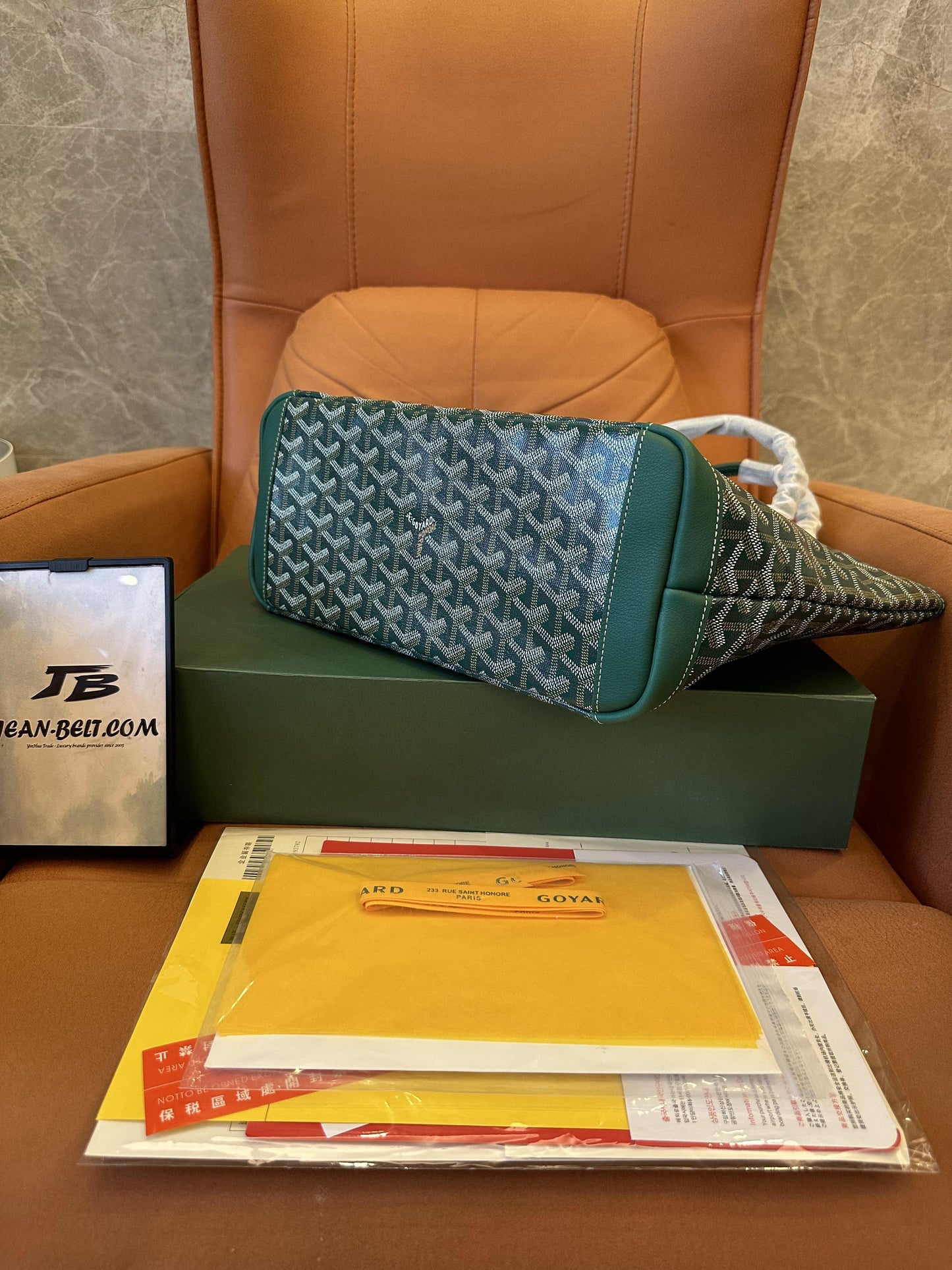 Goyard shopping bag waterproof tote green top quality