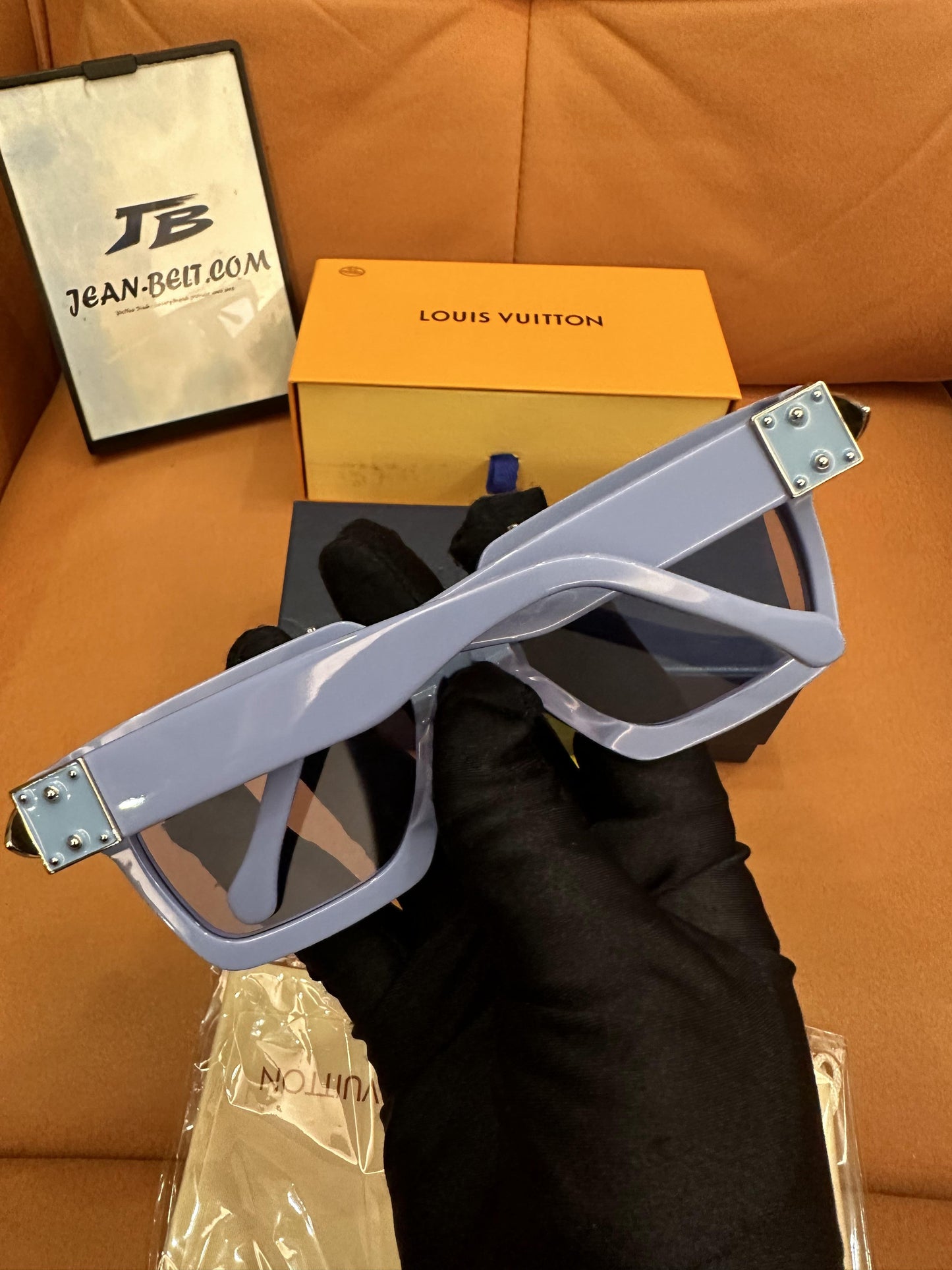 Louis Vuitton 1.1 millionaires sunglasses - light blue frame