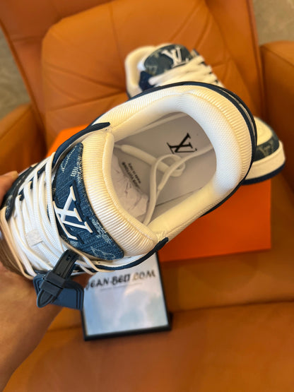 Louis Vuitton sneakers jean blue