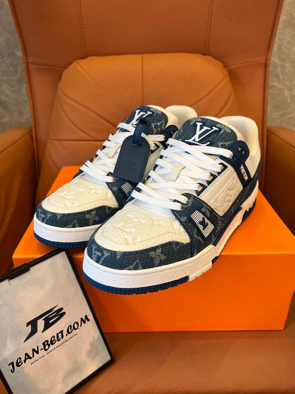 Louis Vuitton sneakers jean blue