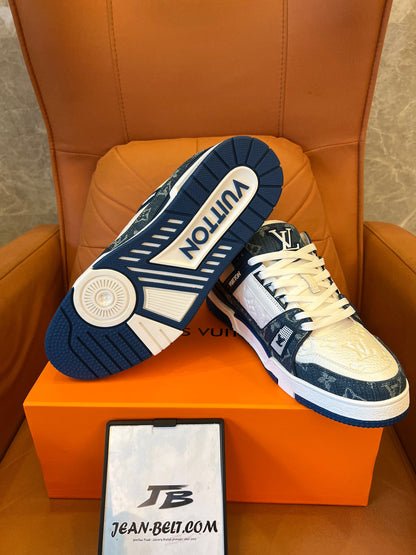 Louis Vuitton sneakers jean blue