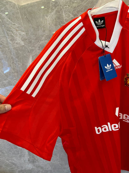 Balenciaga x Adidas soccer jersey - red and black variants