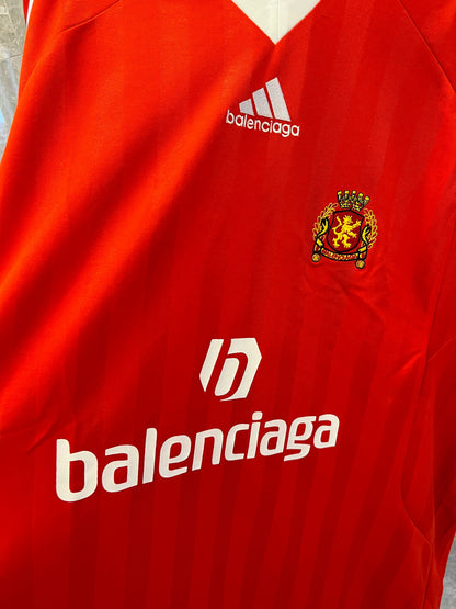 Balenciaga x Adidas soccer jersey - red and black variants