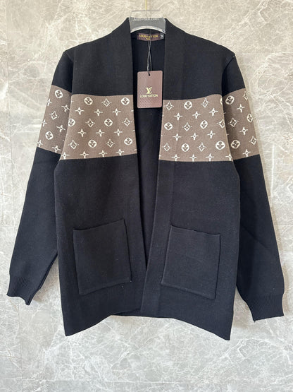 Louis Vuitton monogram wool cardigan