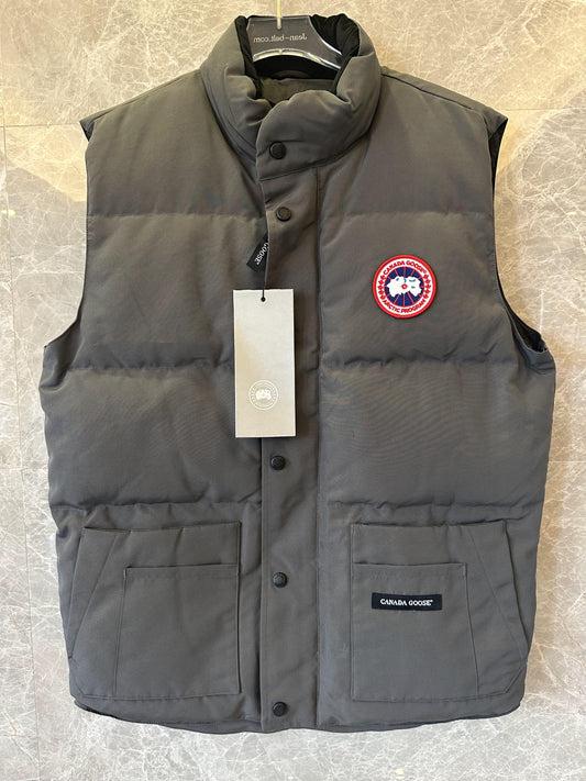 Canada Goose black down-filled vest