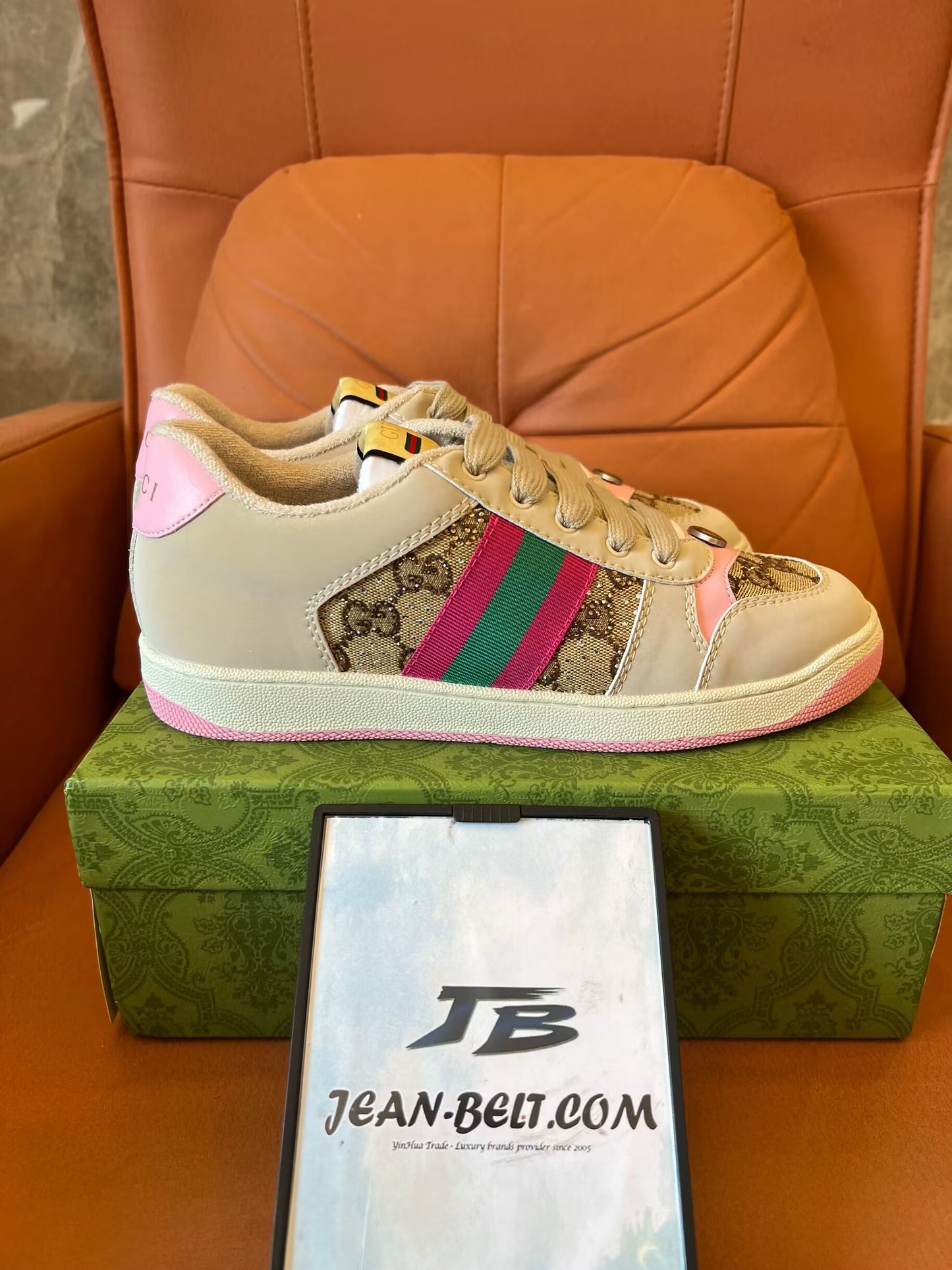 Gucci 'Screener' sneakers with crystals