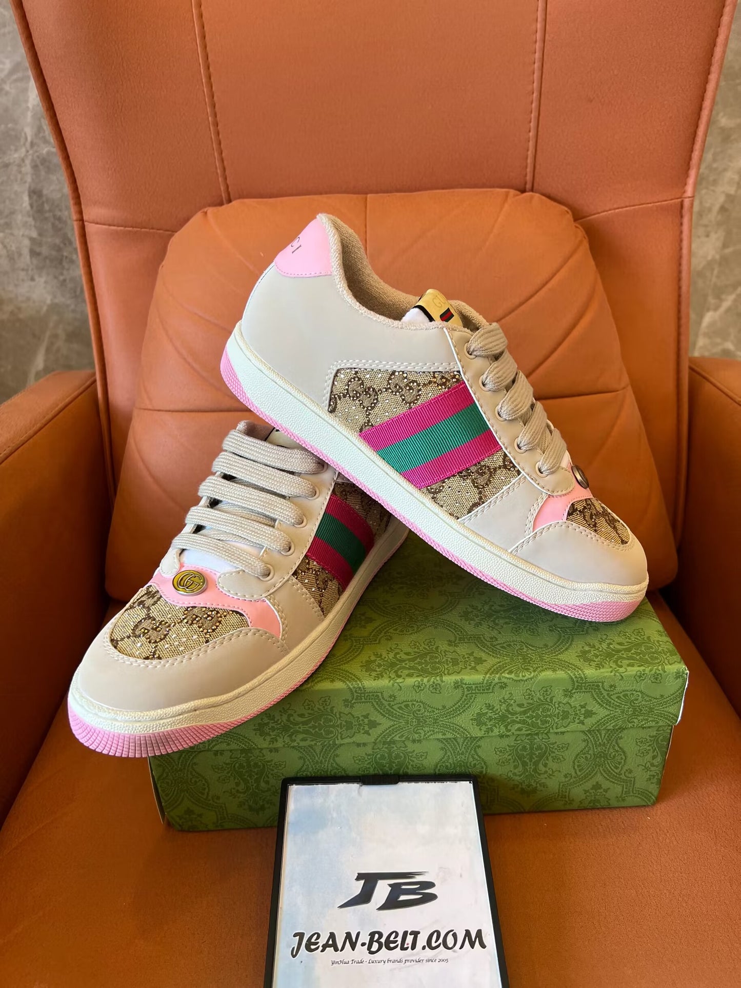 Gucci 'Screener' sneakers with crystals