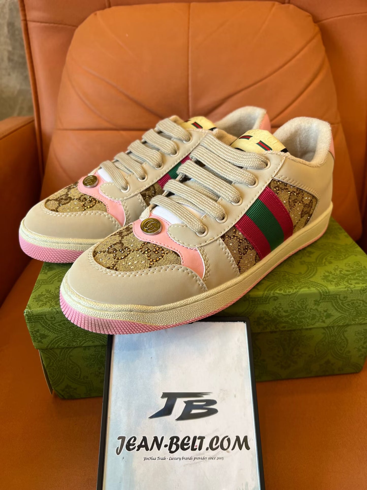 Gucci 'Screener' sneakers with crystals