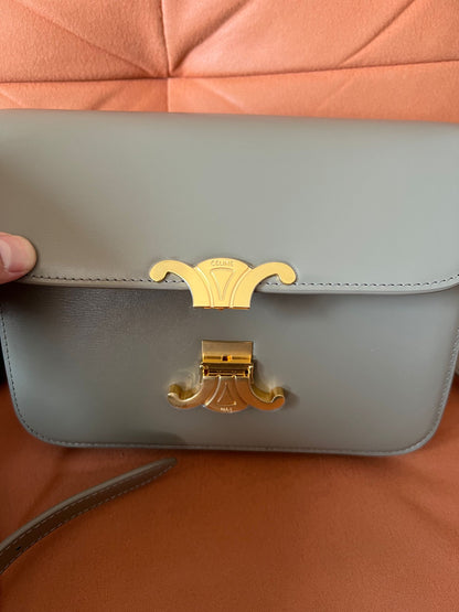 Celine - classique triomphe bag in shiny